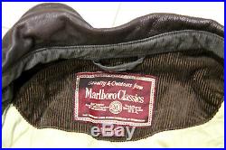 Joli blouson veste brun taupe col en cuir MARLBORO CLASSICS taille 44 fr eur 52