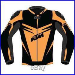 KTM Veste Moto Hommes Moto Cuir Veste Course Leatherjackets