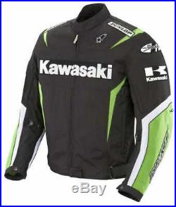 Kawasaki Moto Costume En Cuir Moto Veste En Cuir Motard Courses Pantalon