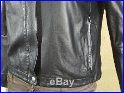 MAX MARA WEEKEND Taille 38 Superbe veste blouson en cuir noir femme