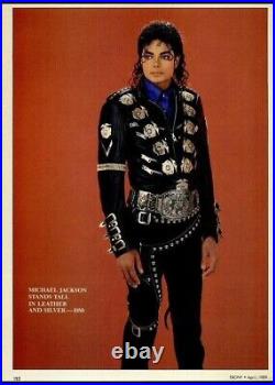 Michael Jackson BAD Tour jacket Blouson Veste