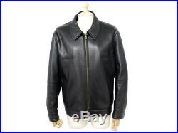 Neuf Blouson Loewe 46 S Veste En Cuir Agneau Manteau Black Leather Jacket 2500