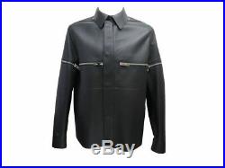 Neuf Blouson Veste Louis Vuiton Perfecto 52 L En Cuir Noir Leather Jacket 4900
