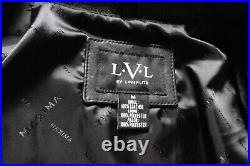 Neuf Blouson veste homme L. V. L. Lavenlito cuir noir Taille M valeur 450 euros