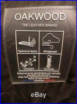 Oakwood Blouson Oakwood Footlose en cuir ref cco41613 Noir Neuf medium
