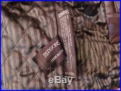 Rare Veste en Cuir Homme Redskins 400 Blouson Leather Jacket Taille L (EU 52)