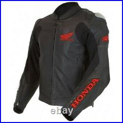 Repsol Homme Veste en Cuir de Moto Courses MOTOGP Vestes de Motard en Cuir CE