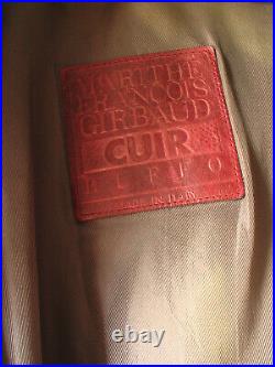 Ruffo made in Italy Marithé & François Girbaud blouson cuir 42 L Leder Jacke