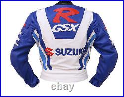 SUZUKI GSXR Veste Motard en Cuir Veste en Cuir de Motard Veste en Cuir de Moto