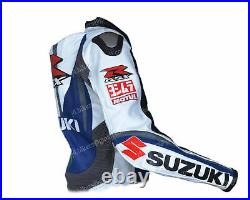 SUZUKI GSXR Veste en Cuir de Motard Hommes Courses Veste en Cuir de Moto 48,56