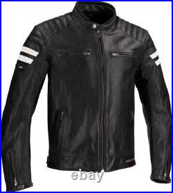 Segura Stripe Black Édition Veste en Cuir Moto