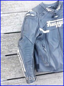 Superbe BLOUSON MOTO CUIR FURYGAN L Bottes Pantalon Veste