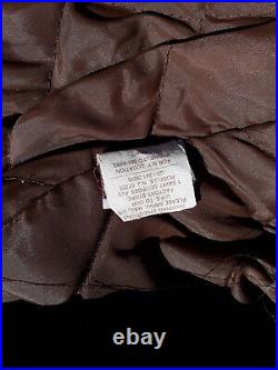 Superbe PERFECTO SCHOTT MARRON MI USA Taille 50 Vintage Ancien Blouson Veste