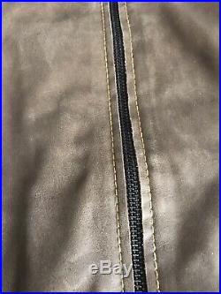 VESTE / Blouson Cuir LEVIS Type 1 MIXTE Vintage Medium Marron Taille M