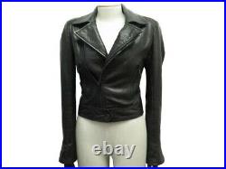 Veste Balenciaga Perfecto 374639 S 34 En Cuir Noir Blouson Leather Jacket 1795