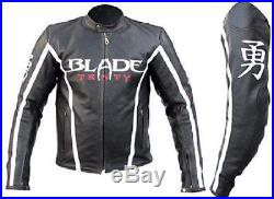 Veste Blouson Cuir Moto Blade Homme New