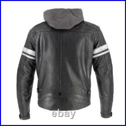 Veste Blouson L Cuir moto CE Helstons Riposte Doublure Harley Triumph indian