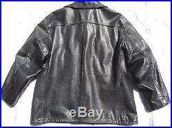 Veste Caban Blouson Cuir Schott U. S. 740n 48us Xl+ Lederjacke Leather Pea Jacket