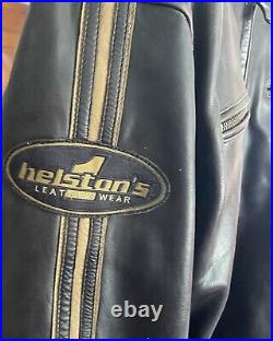 Veste Cuir Moto Helstons Classic