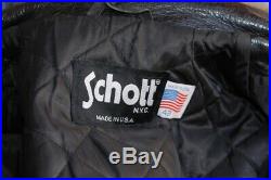 Veste blouson en cuir SCHOTT 637 original aviateur made U. S. A taille 42 (L)