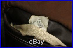 Veste blouson en cuir marron SCHOTT original aviateur made in U. S. A. 44 (L EU)