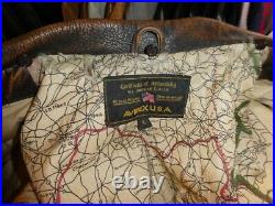 Veste blouson en cuir marron vintage Avirex Mfg top gun L u. S. A. (XL)