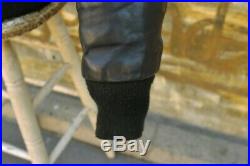 Veste blouson en cuir noir SCHOTT original aviateur made U. S. A taille 46 (L)