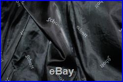 Veste blouson en cuir noir Schott U. S. A original vintage taille 46 (L/XL)