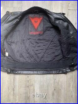 Veste cuir DAINESE homme vintage