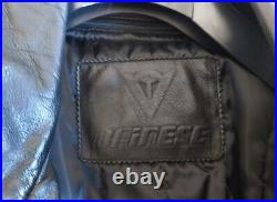 Veste cuir moto Dainese taille XL