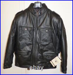 Veste cuir moto neuve Soubirac Upland Noir size XL Motorcycle leather jacket new