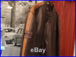 Veste en Cuir Homme Daytona 500 Blouson Jacket Taille 2XL (EU 54)