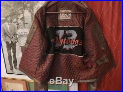 Veste en Cuir Homme Daytona 500 Blouson Jacket Taille 2XL (EU 54)