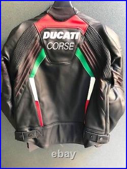 Veste en Cuir ducati Courses 18 C3 Noir Blouson 981040754