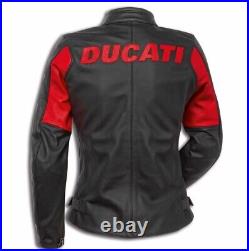 Veste en Cuir pour Femmes Original DUCATI Company C4 9810752