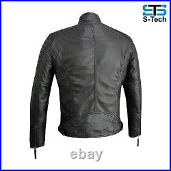 Veste en Cuir pour Homme ST 1525 Vintage Cuir Très Souple Noir