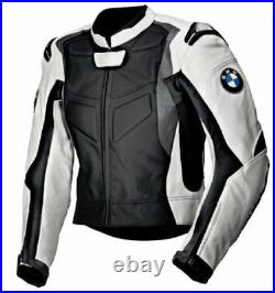 Veste en cuir de moto BMW Veste en cuir Rider Taille personnalisée gratuite