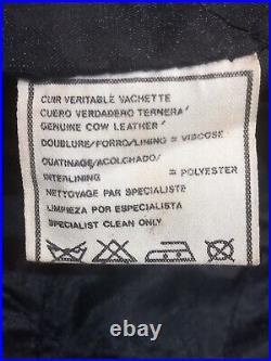 Veste moto cuero verdadero ternera