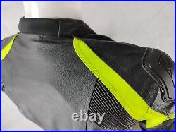 Veste pour Moto en Cuir avec les Protections approuvées C. E