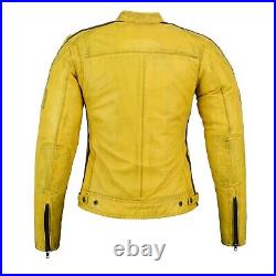 Vestes Moto en Cuir Femmes, Blouson Moto en Cuir Protections CE