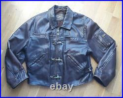 Vintage BLOUSON VESTE CUIR REDSKINS Type B32 Manteau Leather Jacket Biker Ancien