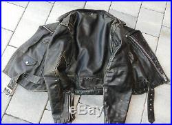 Vintage BLOUSON VESTE size 46 PERFECTO SCHOTT en CUIR Leather JACKET Lederjacke