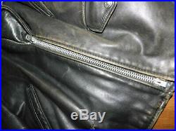 Vintage BLOUSON VESTE size 46 PERFECTO SCHOTT en CUIR Leather JACKET Lederjacke
