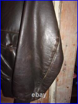 Vintage Blouson cuir fourré Flight Jacket SCHOTT Made in USA XL TBE