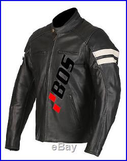 Vintage Homme Blouson, Manteaux Moto Biker Motard Vestes Pour Moto veste en cuir