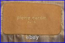 Vintage Pierre Cardin Paris Daim Blouson Veste Cuir UK/US 42 Ue 52 Overisze