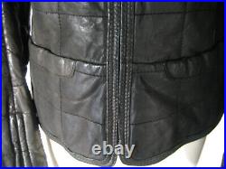 Zadig & Voltaire blouson/ veste valeur790 TM 38 en cuir agneau noir